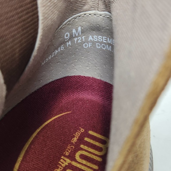 Munro Womens Scout Brown Suede Ankle Booties Boots Size 9 M Comfort Arch Support - Picture 6 of 8